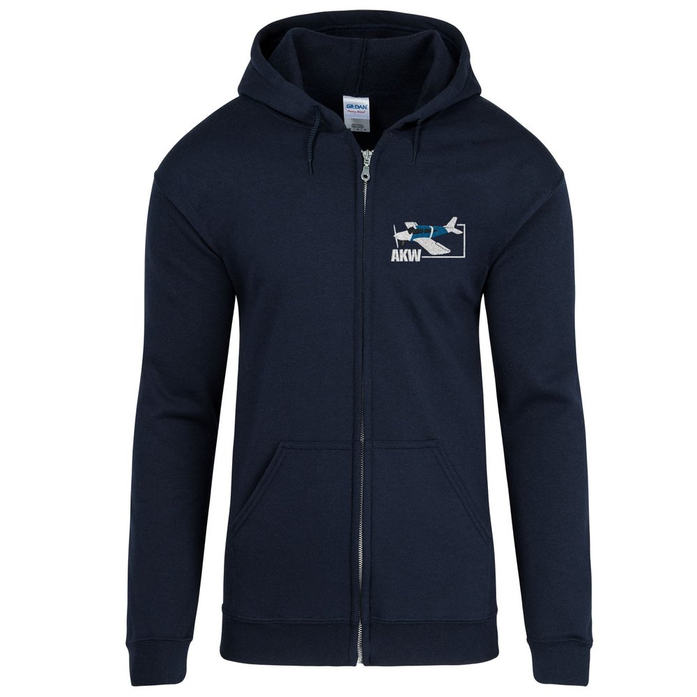 Alpha Kilo Warrior (AKW) Gildan® Heavy Blend™ Full-Zip Hooded Sweatshirt