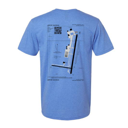 Alpha Kilo Warrior | Heather Blue Gildan® Softstyle® Unisex T-shirt