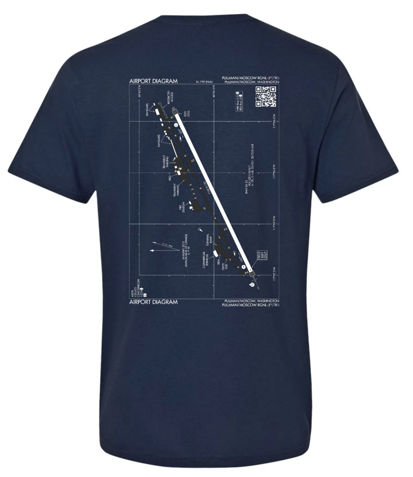 Pullman/Moscow Regional Airport | Gildan® Softstyle® Unisex T-shirt (Alpha Kilo Warrior)