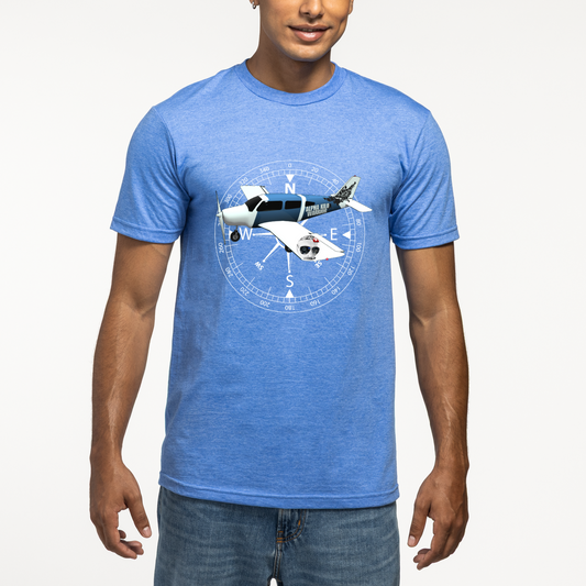 Alpha Kilo Warrior | Heather Blue Gildan® Softstyle® Unisex T-shirt